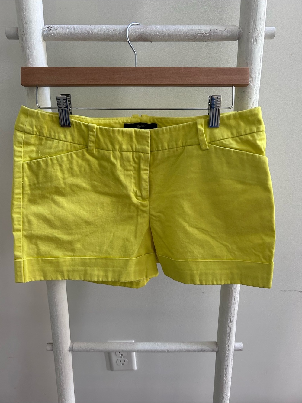 Bright Yellow Women’s Tailored Shorts